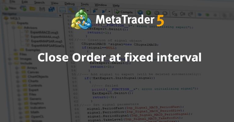 Close Order at fixed interval
