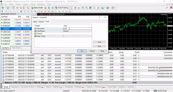 Close All and Support Multi Curencies EA