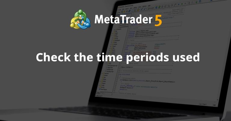 Check the time periods used