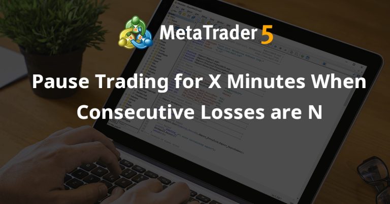 Pause Trading for X Minutes When Consecutive Losses are N