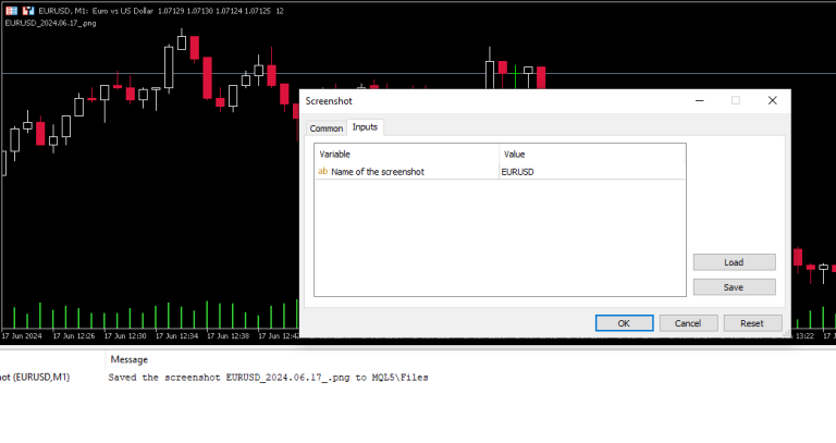 Screenshots with keyboard key press