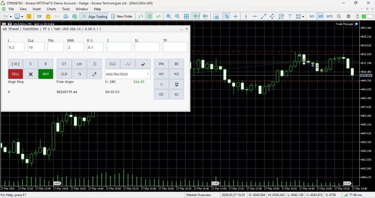 QuantumAlgo Trade Panel