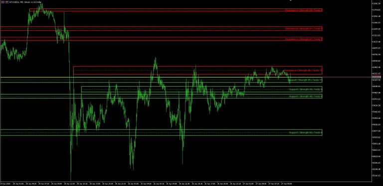 ATR Ranked Support and Resistance Zones