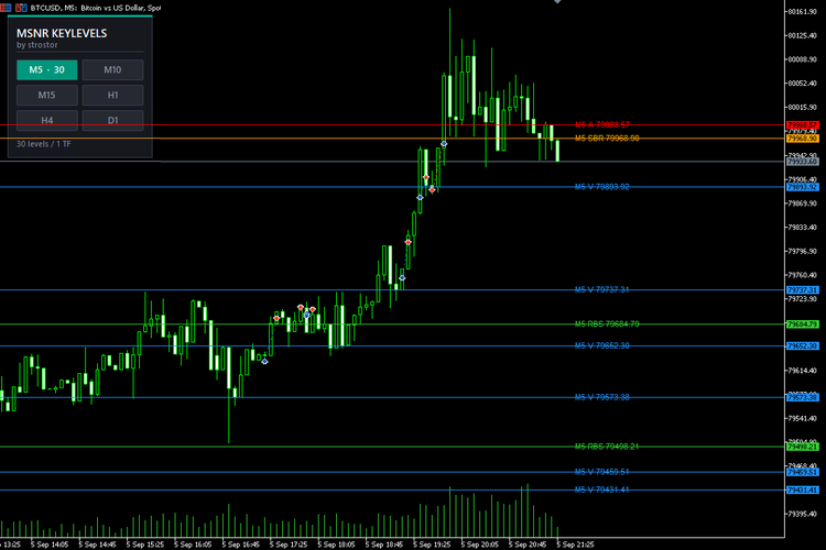 MSNR Key Levels MTF