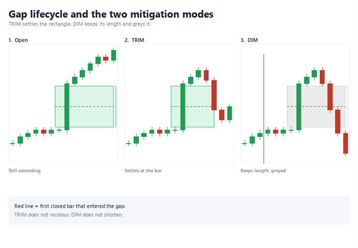 Non-Repainting Fair Value Gap Detector