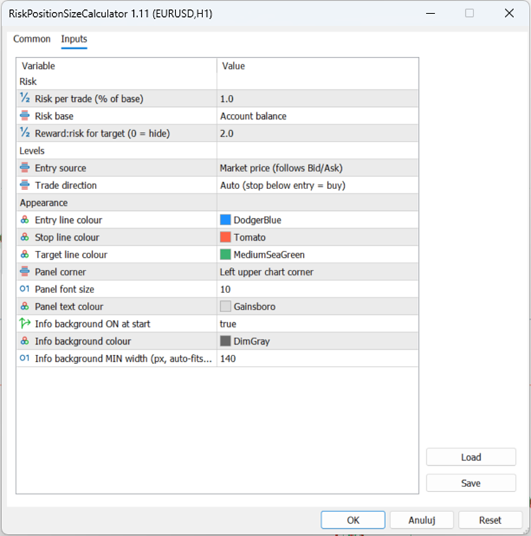 Configurable inputs